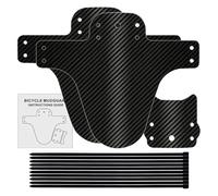 Générique Garde-Boue pour Vélo Tout Terrain - Protection Contre La Boue en Fibre De Carbone Renforcée - Protection de Bicyclette et Arrière - pour Trail Route Course Gravel Urbain Et