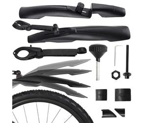 Générique Garde-Boue pour VTT - matière Plastique Robuste, résistant aux éclaboussures - dégagement Rapide, Facile à Installer, Maintien sûr Confort de Conduite Propre pour Les déplacements sur Les