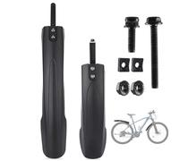 Générique Garde-Boue Vélo - PP PC Jeu 1Pc avec Entretoise Écrou Vis 2Pcs | Bavette Protection Éclaboussures Arrière Cache Boue Accessoires Cyclisme pour VTT Route Randonnée Matériel Pro