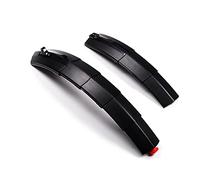 Générique Garde Boue VTT Ajustable Fender de Boue à vélos rétractable télescopique Multicolore avec des Enfants Garde-Boue arrière for la Route Montagne MTB Vélo Pliant(Black)