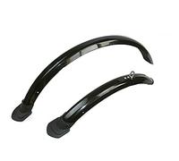Générique Garde Boue VTT Ajustable Voiture Pliante All-Inclusive Fender 20 Pouces P8 SALLED Carrelage vélo V Plaque d'eau de Frein Boue(V Brake with Reflector Light)