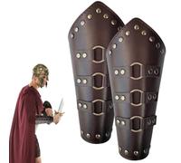 Générique Garde-Bras en Cuir Médiéval Brassards Protecteurs Punk en Cuir PU