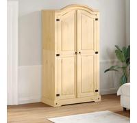 Générique Garde-Robe Corona 102x52x186 cm Bois de pin Massif,Armoires & Meubles de Rangement,Armoires-4012154