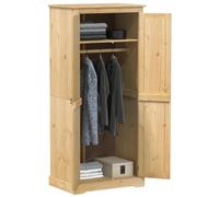 Générique Garde-Robe Corona 76x50x170 cm Bois de pin Massif,Armoires & Meubles de Rangement,Armoires-4002769