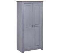 Générique Garde-Robe Gris 80x50x171,5 cm Pin Massif Assortiment Panama,Meubles,Armoires & Meubles de Rangement,Armoires,Gris,30.9 KG,282665