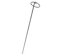 Générique Garden Beverage Stakes, Wine Glass Holder, 17.72x1.97 inches Metal Ground Spike with Loop, Weather-Resistant Hardware, Support Rod with Industrial Style, Backyard Accessory for Beach Picnic