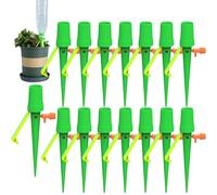 Générique Garden Drip Spikes, Adjustable Irrigation Set, Leakproof Watering Tools for Indoor Outdoor Plants with Flow Control Valve for Potted Flowers Tomatoes Trees Lawn Vegetable Yard Setup