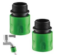 Générique Garden Hose Adapter,Water Hose Conneect Fittings 2 Pieces | Connect Fittings, Flexible Connector, Eassy Connect for Washing Cars
