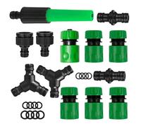 Générique Garden Hose Connector - Leak-Proof Multi-Functional Valve | Hose Quick Connect | for Garden Watering Outdoor Irrigation RV Boat Sink Washer Sidewalk Patio Gate Hoses Accessories