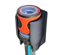 Générique Garden Hose Holder, Outdoor Wall Holder, 2.36x1.61 Inches Anti Slip Bracket Spray Nozzles, Sprayer Attachment for Gardening Tools, Yard, Lawn, Backyard, Fence, Deck Use