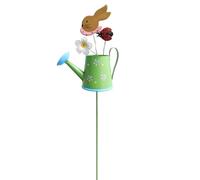 Générique Garden Stakes Decorative, Colorful Watering Can Garden Stake | Easter Metal Watering Can Yard Art | Spring Outside Stakes | for Spring Outdoor Gardens Yard Patio Porch Lawn Flower Bed