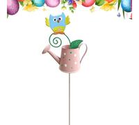 Générique Garden Stakes Decorative, Colorful Watering Can Garden Stake | Easter Metal Watering Can Yard Art | Spring Outside Stakes | for Spring Outdoor Gardens Yard Patio Porch Lawn Flower Bed