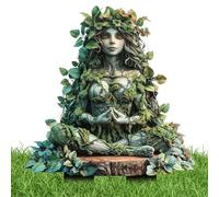 Générique Garden Stakes,Tree Man Eaarth Goddess Garden Staakes - Outdoor Accessories, Ground Inssert, 2D Acrylic Flower Pot Decoration for Lawn Backyarde