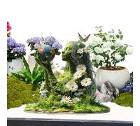 Générique Garden Stakes,Tree Man Eaarth Goddess Garden Staakes - Outdoor Accessories, Ground Inssert, 2D Acrylic Flower Pot Decoration for Lawn Backyarde