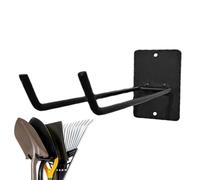 Générique Garden Tool Hanger Organizer - 25x10x7cm Long-Handled Tool Storage Rack | Carbon Steel Wall Mounted Holder Heavy Duty Screw Install for Shovels Rakes Brooms Hoses Spades Garage Shed