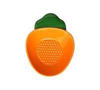 Générique Garlic Grater Plate - Carrot Shaped Ceramic Shredder, Multipurpose Hand-Painted Grating Bowl, Texture-Etched Exterior, Easy-Clean Non-Porous Finish, for Ginger Lemon Citrus Fruit