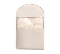 Générique Garment Bag - Compression Dust Cover, Zippered Clothes Protectant | Closet Packing Travel Moving Airplane | Space-Saving Hanging Garment Bag, Wardrobe Storage Organizer Coats Clothing