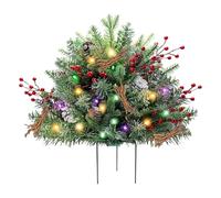 Générique Garniture Artificielle de Noël - Sapin de Noël avec Trépied | Décorations pour Jardinière Extérieure, Appartement, Bureau, École, Dortoir, Cimetière | Ornement Festif Hiver