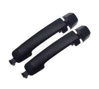 Générique Garniture de poignée de porte Lot de 2 poignées porte extérieures avant pour Toyota FJ Cruiser 07-14 remplacement(Rear Pair 2 Pcs)