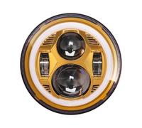 Générique Gauche Droite Pour Lada 4x4 Pour Urban Niva 1 Paire 7 Pouces Phare LED DRL Clignotant Feu Circulation Diurne(YellowB)