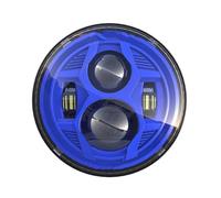 Générique Gauche Droite Pour Lada 4x4 Pour Urban Niva 1 Paire 7 Pouces Phare LED DRL Clignotant Feu Circulation Diurne(BlueA)