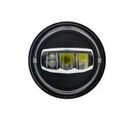 Générique Gauche Droite Pour Land Pour Rover Pour Defender 90 Et 110 Voiture Camion Plus Moto 7 Pouces Phare Led DRL Halo Ambre Clignotant Feu Circulation Diurne(One PCS)