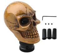 Générique Gear Shift Knob, Automatic -Shaped Gear Shift Knobs, Ergonomic, Resin Skeleton Horror Decoration for Vehicle Interior, Ideal for Sedan, Truck, Minivan, Taxi, Travel and Road Trips, 4.5x8cm