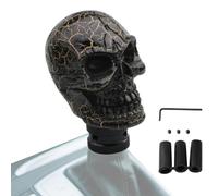 Générique Gear Shift Knob for Car, Automatic Transmission Shifter Handle, Resin Skeleton Head Car Accessory, Horror Interior Decoration for Sedan, Truck, Minivan, Taxi, Travel Road Trip