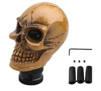 Générique Gear Shift Knob, Resin Skeleton Automatic Shifter Handle Cars and Trucks, Unique Horror-Themed Vehicle Interior Decoration for Sedans, Minivans, Taxis, Halloween Displays, Road Adventures