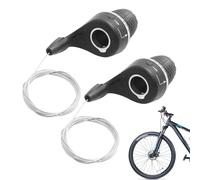 Générique Gear Shifter, Bike Twist Grip Handle, Non Slip Speed Lever, Ergonomic Replacement Design, Smooth Gear Transition Control, for ATV Road Dirt Mountain Biking or Riding Use