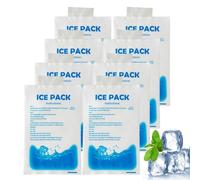 Générique Gel Ice Packs, Cooling Vest Inserts, 3.94x5.91in Reusable Summer Cooler, Flexible Freeze Gel, Authentic Leakproof Design for Running, Outdoor, Beach, Fishing, Work, Food Shipping