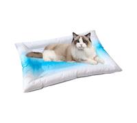 Générique Gel Pet Cooling Mat, Cool Sleeping Gel Pad to Dogs and Cats, 25.98x22.05 inches Breathable Hot Weather Pets Mattress for Living Room, Balcony, Beach, Park, Picnic, Lawn, Summer Ease