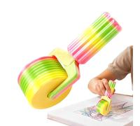 Générique Gem Art Roller Tool - 3d Printed Easy Grip Detachable Craft Supply | Polylactic Acid Roller for Kids Children Artists Painters Beginners Professionals, Home Studio School Hobby