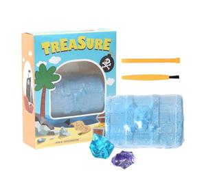 Générique Gem Dig Kit - Gemstone Dig Kit | Treasure Box Excavation, Reveal Diig, Educational Crystal Digging Set, Science STEM Gem Diig Kitt for Kids and Youth