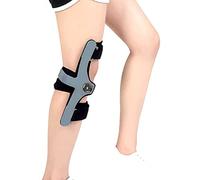 Générique Genouillère Réglable, Support Dhyperextension, Rééducation De Larthrite, Boucle Latérale Hautement élastique, Matériau Respirant Et Antidérapant