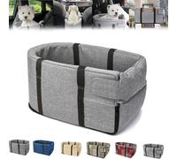 Générique Gentle Paws Car Seat Cat Carrier, Gentle Paws Pet Car Seat, Car Seat for Cats, Center Console Dog&Cat Car Seat, Cat Car Carrier for Long Ride (Gray)