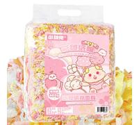 Générique Gerbil Bedding, Natural Hamster Fluff Pet Bedding, Chinchilla Bedding and Paper Litter, Small Animal Bedding with Odor Control for Hamsters, Hedgehogs, and Owls