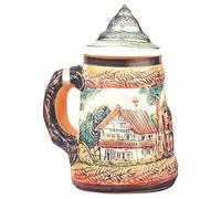 Générique German Beer Mug Clothing, Classic Beer Glass Outfit Adult, Jumpsuit Comfortable Breathable for Events, Cosplay, Party, Oktoberfest, Kids, Boy, Girl, Women, Adults 25.2 Inches