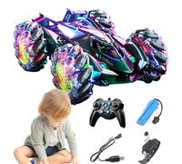 Générique Gesture Sensing - Kids Hand Controlled Remote Twist Stunt with Lights Music 360° Rotation Motion Sensor Toy | Gesture Controlled Racing Fun Interactive Remote Control Toy for Boys Girls