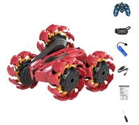 Générique Gesture Sensor Toy Car, Hand Controlled RC Car with Remote Control, 360° Rotating Stunt Vehicle for Boys Girls Rechargeable Kids Toy for Indoor Outdoor Play Family Fun Races 60 Meters