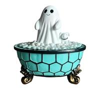 Générique Ghost Bubble Bath LED Resin Halloween Ghost Dog Lamp