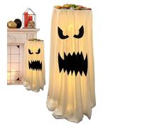 Générique Ghost Candy Bowl | Large-Capacity Standing Dish with Light String