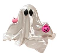 Générique Ghost Decor - Ghostly Autumn Centerpiece, Lantern Spirit Doll, Gothic Desktop Miniature | Whimsical Holiday Present Ornaments for Tiered Trays Countertops Fireplace Mantels Bookcases