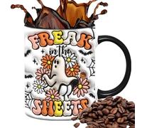 Générique Ghost Drinking Cup - Ceramic Coffee Mug, Spooky Halloween Juice | 350ml 3D With Handle Decorative Mug Design, Scary Novelty Hot Chocolate For Tea Milk Party Beverage Lovers