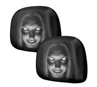 Générique Ghost Face Headrest Covers, Horrible Washable Protectors 2 Pcs