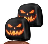 Générique Ghost Face Headrest Covers, Horrible Washable Protectors 2 Pcs