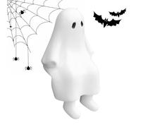 Générique Ghost Figurine for Halloween Decoration, Resin Ghost, 1.85x1.89x3.19 inches Collectible Ornaments, Sitting Scene Prop Ideal to Porch, Haunted House, Windowsill, Mantel, Fireplace