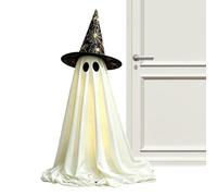 Générique Ghost Halloween Decorations - Glowing Witch Hat Outdoor Decor
