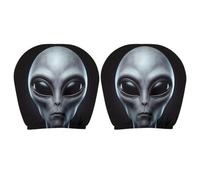 Générique Ghost Headrest Covers - Automotive Head Rest Protectors