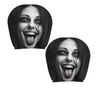 Générique Ghost Headrest Covers, Car Horror Accessories, Spooky Decor
